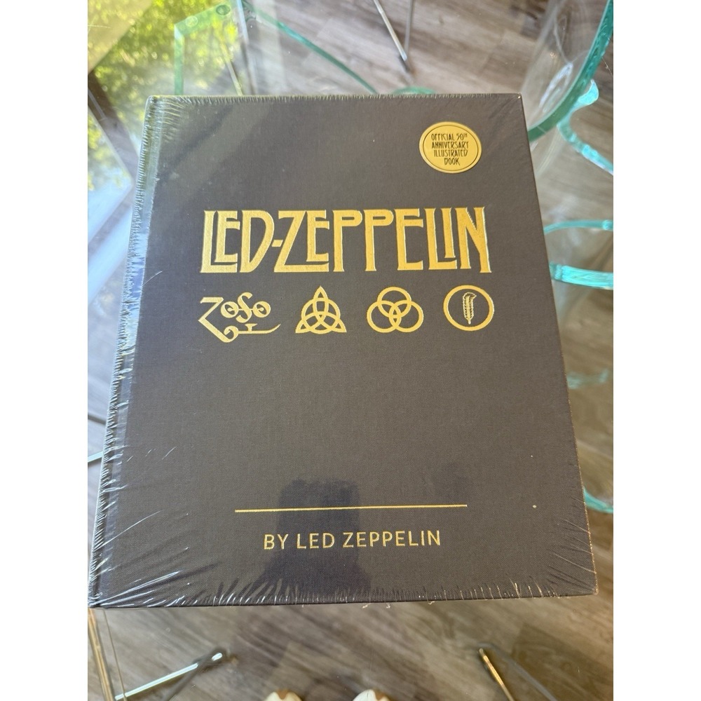 Led Zeppelin by Led Zeppelin 50th Anniversary Hardcover Coffee Table Book Sealed